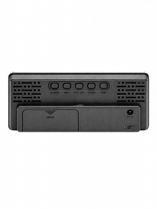 Часы электронные настольные от сети с будильником и термометром VST 898-1 Красные